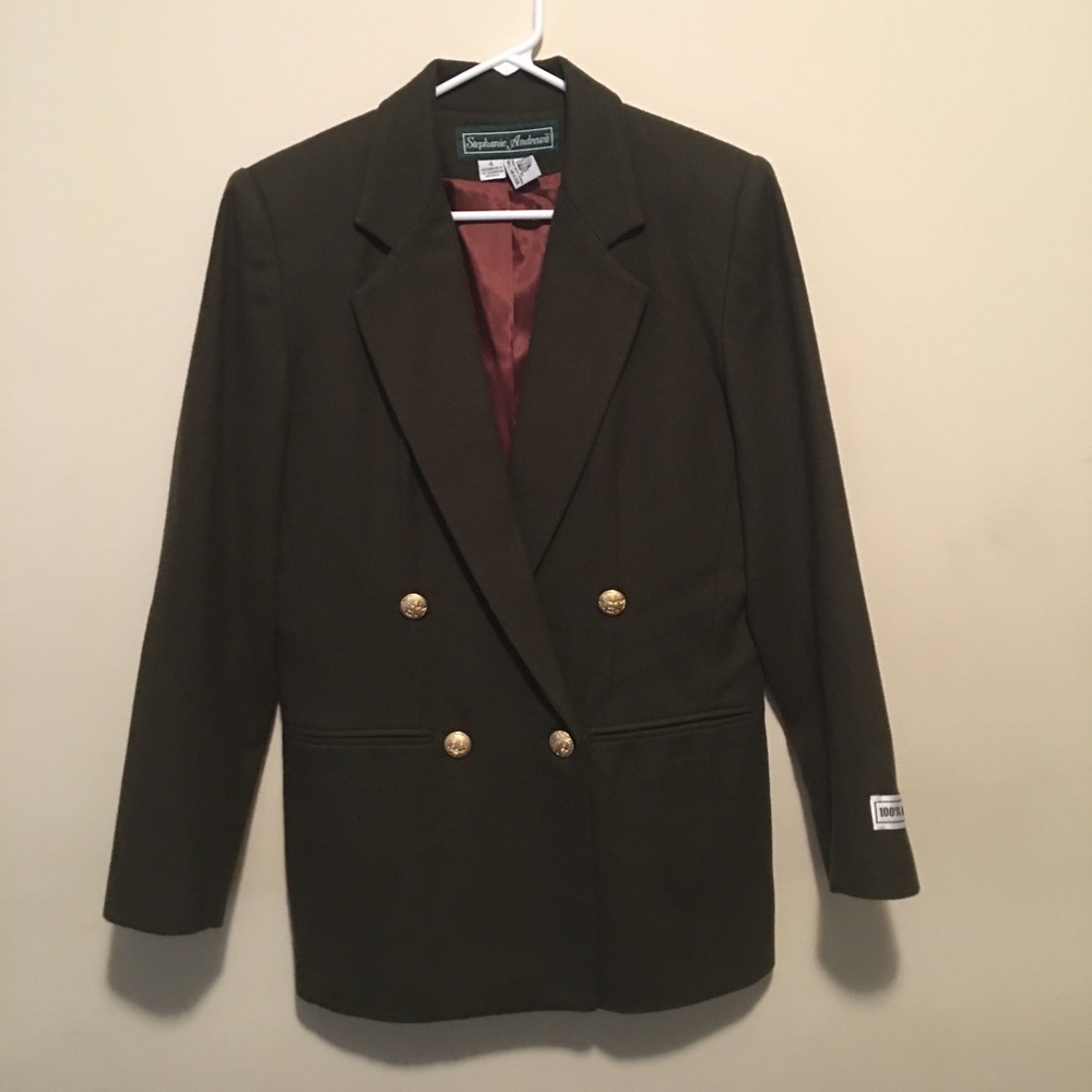 Brown Wool “Stephanie Andrews” Jacket
